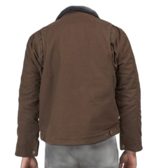 Eddie Bauer NWT Sz M Bark Men's Multi-pocket Berber Lined Workwear Jacket - Picture 2 of 14